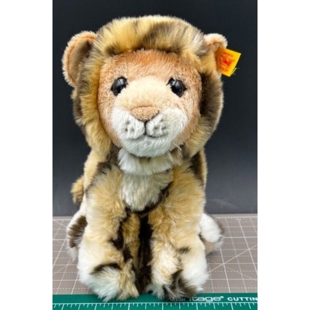 Steiff Baby Tiger Plush Stuffed Animal Lovey 7.5"